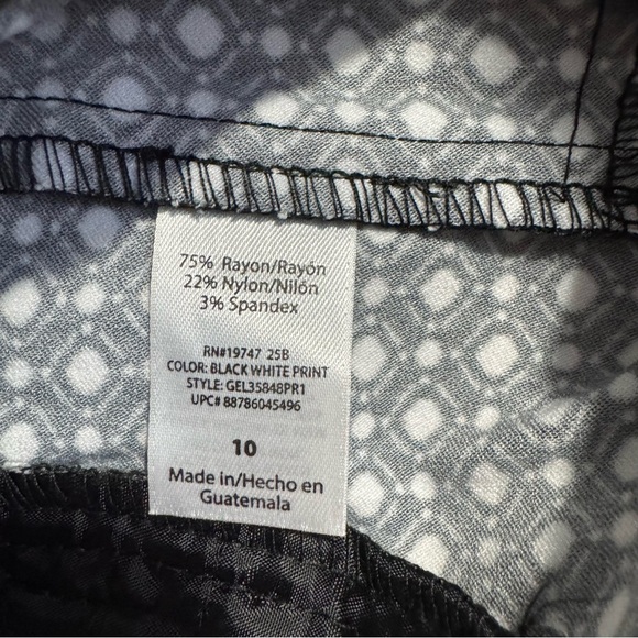 NWT George 4 Way Super Stretch Fabric Printed Chino Style Pant - Picture 4 of 5